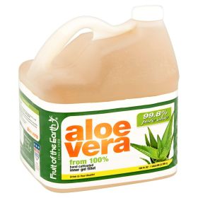 Pure Aloe Vera Drink â€“ 128 fl oz, No Sugar or Additives, Supports Digestion and pH Balance