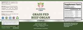 Grass Fed Beef Organ Complex